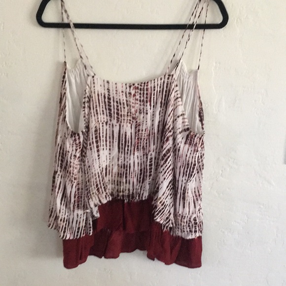 Anthropologie Olivia Layered Spaghetti Strap Cami Top Women's XL - Picture 3 of 7
